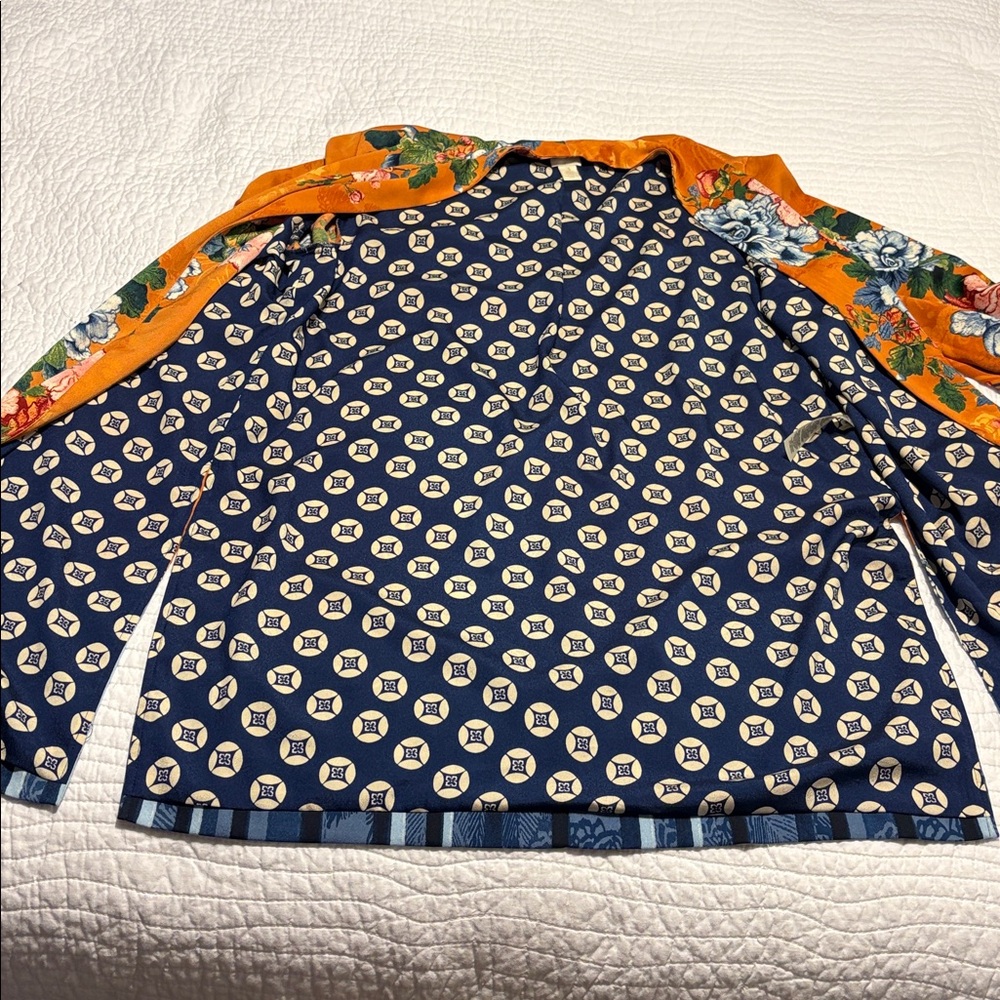 Chico's Drama Printed Kimono - Picture 4 of 8